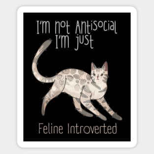 I’m not Antisocial, I’m Feline Introverted Magnet